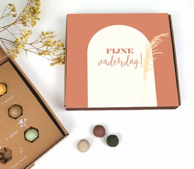 Bloembommetjes - Papa cadeau - Cadeau voor papa - Vaderdagcadeau - Fijne vaderdag! - Boho