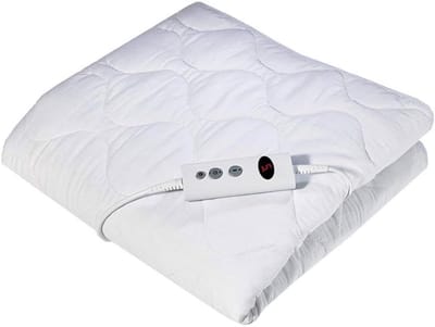 Verwarmde Onderdeken - Elektrische Mat - Ontspannend Slapen - 10 Temperatuurstanden - 150 x 70 cm - Wit