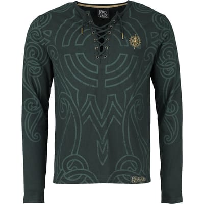 The Lord Of The Rings Shirt met lange mouwen - Rohirrim - S tot XXL - voor Mannen - groen