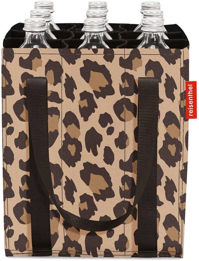 Reisenthel Bottlebag Flessentas 9 Flessen 1Ltr - 1L - Leo Macchiato Bruin