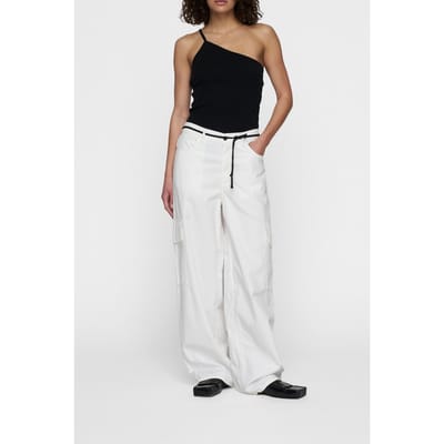 10DAYS Statement Safari Pants Ecru Size: XXS | Cargo Pants Outlet | Dames | Wit