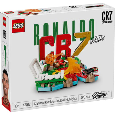 LEGO Editions - Cristiano Ronaldo - Voetbalhoogtepunten CR 7 Voetbal Bouwpakket voor Kinderen - 43012