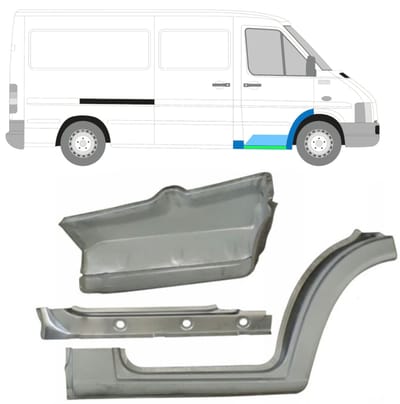 Reparatiepaneel set voor Volkswagen LT 1996-2005 / Rechts