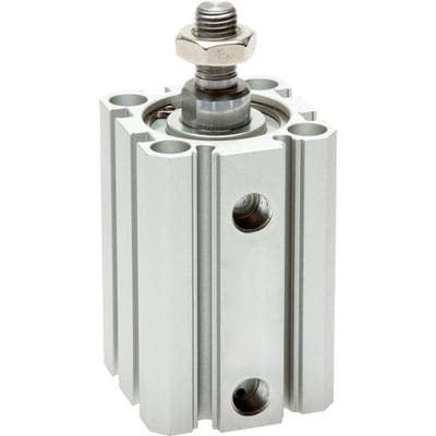 ISO 21287 Compacte Dubbelwerkende Cilinder 20-80mm - Magnetisch - Mannelijke Stang