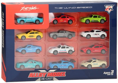 Die-cast Auto's Speelset, 12dlg.