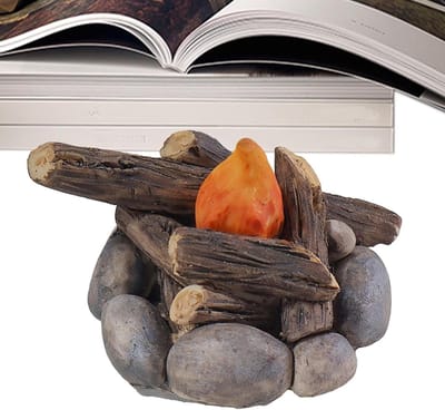 Miniatuur Kampvuur - DIY Hars Vuurmodel Speelgoed, Vreugdevuurornament | Poppenhuisaccessoire Voor Binnencamping Scènemodel Landschap Fairy Garden Party Table