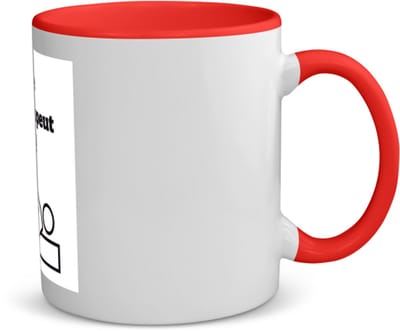 Akyol - beste fysiotherapeut koffiemok - theemok - rood - Beste fysiotherapeut - therapeut - cadeau - 350 ML inhoud