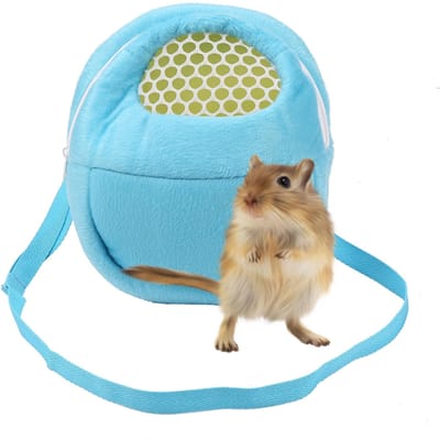 Rattenkooi Hamster Egel Frettenslaap Reistas Zak M Blauw beige