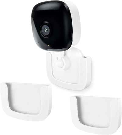 Wandhouders Camera - Bevestigingsbeugels Set - Zonder Boren - Eenvoudige Installatie - 53 x 78 cm - Wit