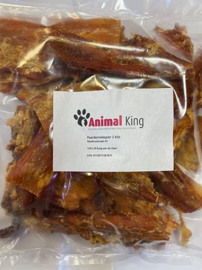 Paardennekspier-1 kilo-hondensnacks-kauwsnack-Animal King