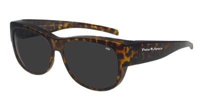 Polar Specs® Overzet Zonnebril PS5097 – Havana Bruin – Polariserend Zwart EXTRA DONKER Cat.4 – Medium – Dames