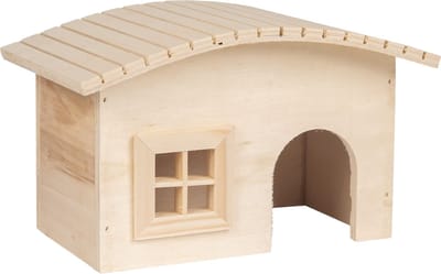 Flamingo Soby - Knaagdierhuis Knaagdier - Huisje Soby Hout S 19,5x12x12cm - 1st - 130491 - 1st