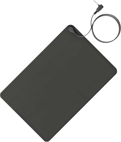 Aardingsmat - Geleidend Laken - Balans Bevorderen - Antistatisch Effect - 40x60cm - Zwart