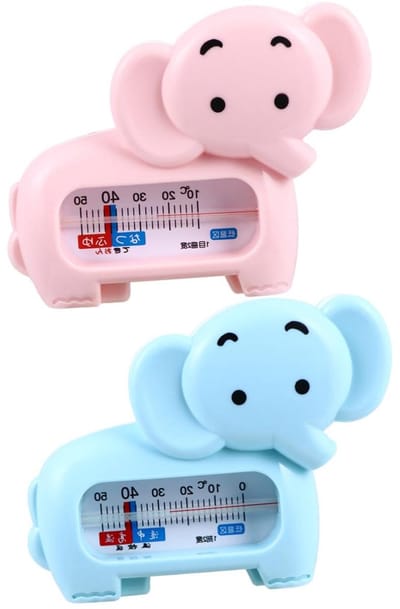 Badthermometer Olifant - Water Kamer - Babybadjes Meten - Explosieveilig Ontwerp - 12 x 9 cm - Diverse Kleuren