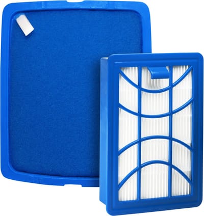 Dparts uitwasbare motorfilter en hepa filter geschikt voor Philips stofzuiger - 1 filterset - voor PowerPro Expert series - hepafilter allergiefilter stofzuigerfilter - nr. fc6042 fc6042/01 - fc8003 fc8003/01 - CP0618/01
