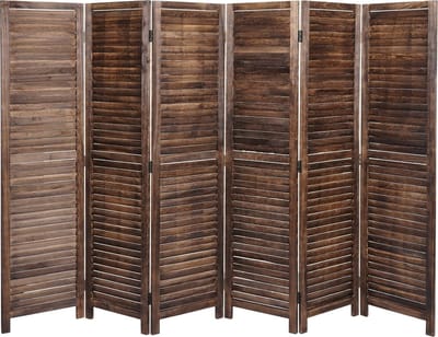 Kamerscherm MCW-C30, kamerscherm, shabby-look vintage, 170x243cm ~ bruin