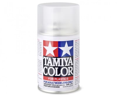 Tamiya Hobbyverf Acrylverf - TS-80 Clear Varnish - Matt - Acryl Spray - Verf spuitbus - 100 ml