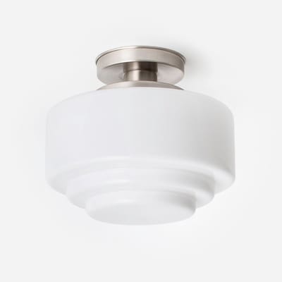 Plafonnière Getrapt Ø 25 20's Matnikkel - Art Deco Trade