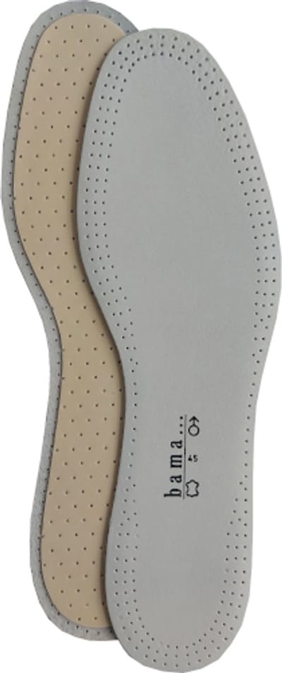 Bama Classic Exquisit Leren Inlegzool - Lederzool - Latex Schuim met Koolstof - Vochtopnemend en Schokdempend - Maat 45