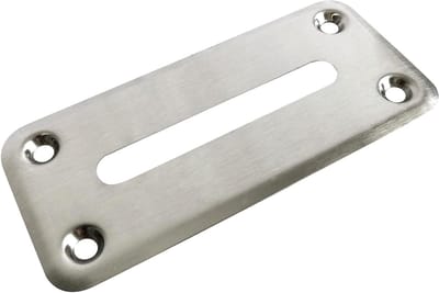 Geld Sleuf Frame - Biljet Invoer - Casino Spel - Roestvrij Staal - 12 cm x 5.6 cm - Zilver