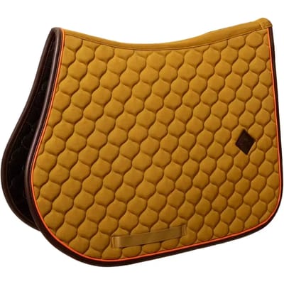 Kentucky Horsewear - Zadeldoek onion quilt leer neon jumping kaki