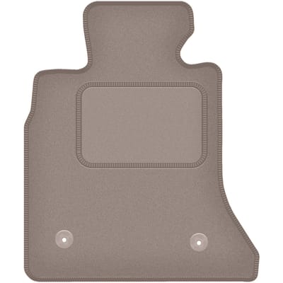 Beige bestuurdersmat voor: BMW 5 F11 stationwagen (touring) (klittenband) (2010-2013)