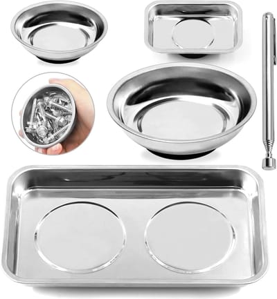 Famanu – Magnetische tool tray set met magnetische pick-up tool voor schroeven moeren en bouten