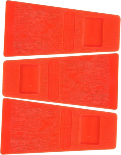Vellen Wiggen - Houtblokken Splijten - Veilig Bomen Vellen - Lichtgewicht Duurzaam Plastic - 14cm Lengte - Fel Oranje