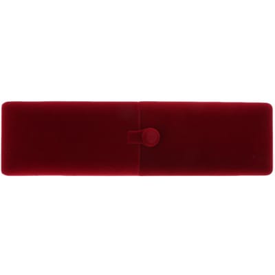 Coffrets cadeaux à bijoux 1 pièce, pour Bracelet, collier, boîte à bague unique Long Chain Box rouge vin