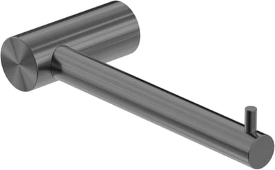 Owen & Finch Toiletrolhouder – 316L RVS – Geborsteld Grafiet | Brushed Graphite | Gun Metal (PVD) – Stijlvolle Wandmontage