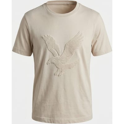 Lyle & Scott Towelling Eagle T-shirt Putty Taglia: 3/4 | T-shirt Outlet | kids