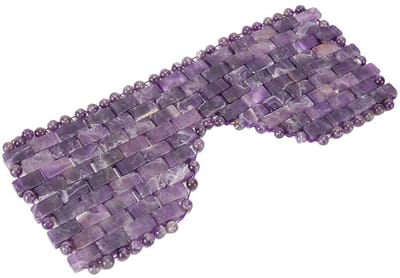 Dailygoody - Verkoelend jade-oogmasker - Vermindert gezwollen ogen - Natuurlijke jadesteenmassage - 26 x 12 x 3 cm - Ontspanning en kalmte - Geschikt