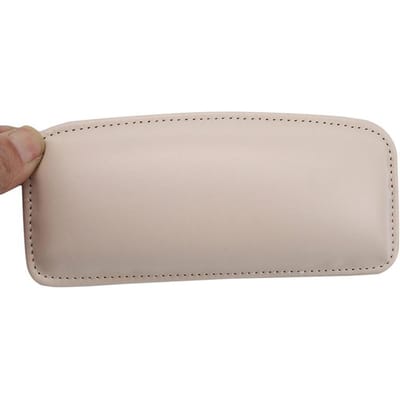Auto Kniekussen Lederen Kniebeschermer Voor Auto Interieur Kussen Comfortabel Traagschuim Universeel Vrachtwagen Dijsteun Auto Accessoires