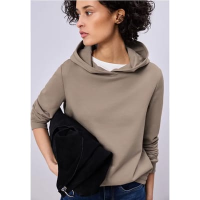 Hoodie in effen kleur
