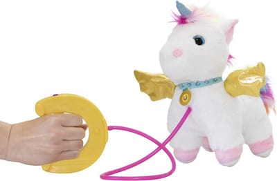 Trekfiguur Sprint Unicorn - met leuke geluiden, halsband en uitlaatriem!