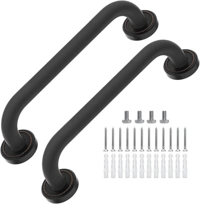 Badkamer handgrepen - Veiligheidsbeugel douche - Veilig douchen - Antislip ontwerp - 2.54 cm - Oud brons