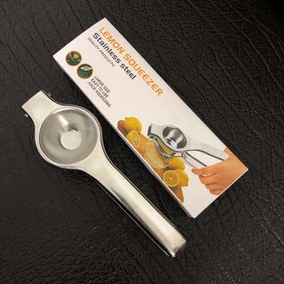 RVS Citroenpers – Heavy Duty Handmatige Citruspers – Professionele Lemon Squeezer – Roestvrij Staal – Extra Sterk & Duurzaam