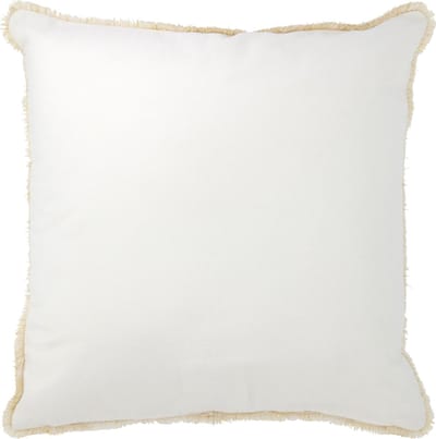 J-Line kussen Boom - textiel - wit/goud