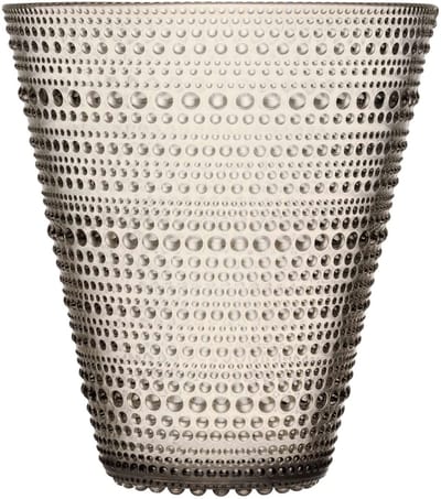 Vaas 154mm, linnen, glas