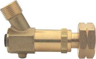 SIEV slangbreukventiel 3054, messing, aansl inlaat shell, 3/8"L