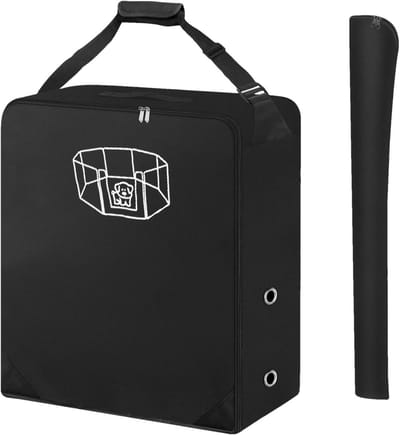 Hondenren Tas - Opbergtas - Dieren Transport - Ruime Opbergruimte - 72 x 20 x 83 cm - Zwart