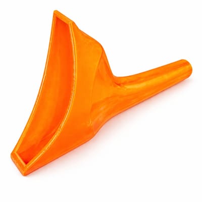 Ladysteam - Plastuit voor Vrouwen - Geprint - Doorzichtig Oranje