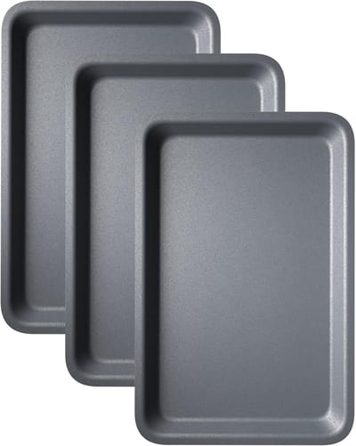 3-delige Set Diepe Ovenschalen & Bakplaten 31cm - Antiaanbaklaag