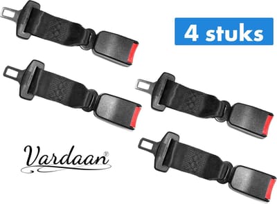 Vardaan Gordelverlenger - autogordel verlengstuk - RDW goedgekeurd - 36cm