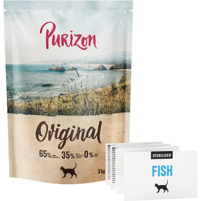 Purizon Gesteriliseerde Volwassen kattenvoer - Vis - graanvrij - Nieuw Receptuur: 2 kg