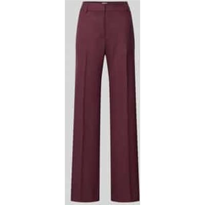 Straight fit stoffen broek met viscose
