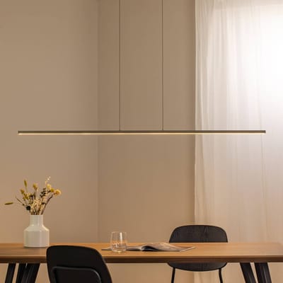 Nowodvorski Lighting LED hanglamp BAR, olijfgroen, lengte 150 cm, metaal, 32 W