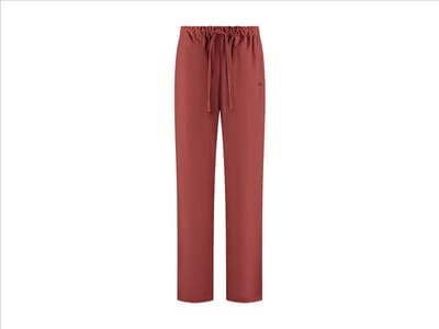 Yumeko pyjamabroek dames flanel fluweel rood l
