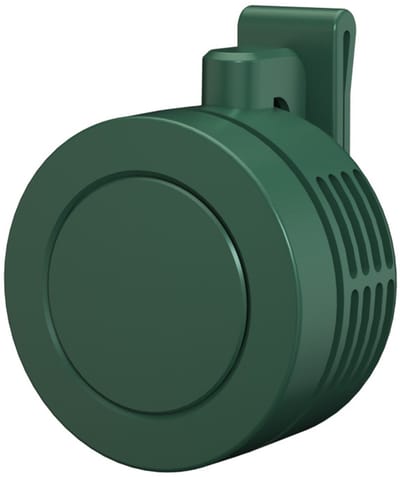 Bladloze clipventilator - 3 snelheden verstelbaar - Stil - Lichtgewicht - Bevestigbaar op kleding - Voor Kantoor en Reizen - Groen