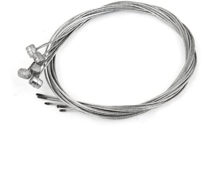 Dailygoods- Voorrem Kabel 75 cm - Remkabelset - Vervangende Remkabels - 1,2 mm Diameter - Geschikt voor Fietsen - Zilverkleurig - Remkabel